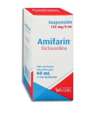 [7503001007083] AMIFARIN 125MG Suspension - 60 ml