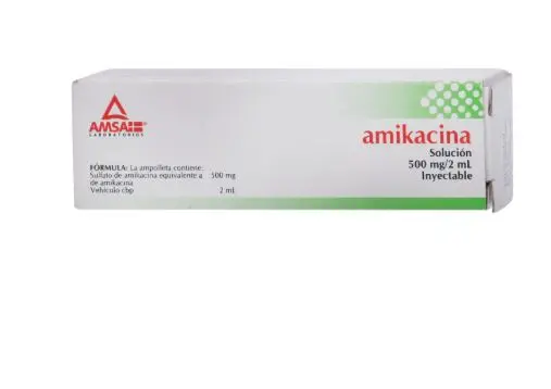 AMIKACINA 500MG AMSA Solucion Inyectable - c/1