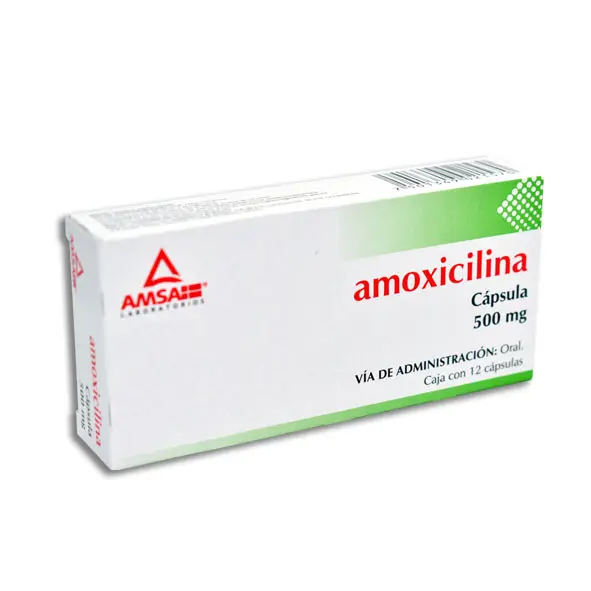 AMOXICILINA AMSA Capsulas - c/12