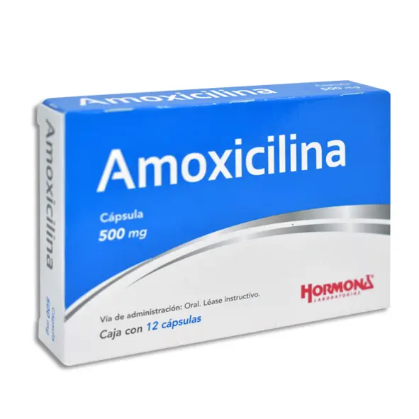 AMOXICILINA HORMONA Capsulas - c/12