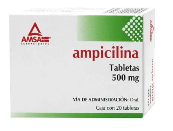 AMPICILINA 500MG AMSA Tabletas - c/20