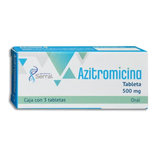 AZITROMICINA SERRAL Tabletas - c/3