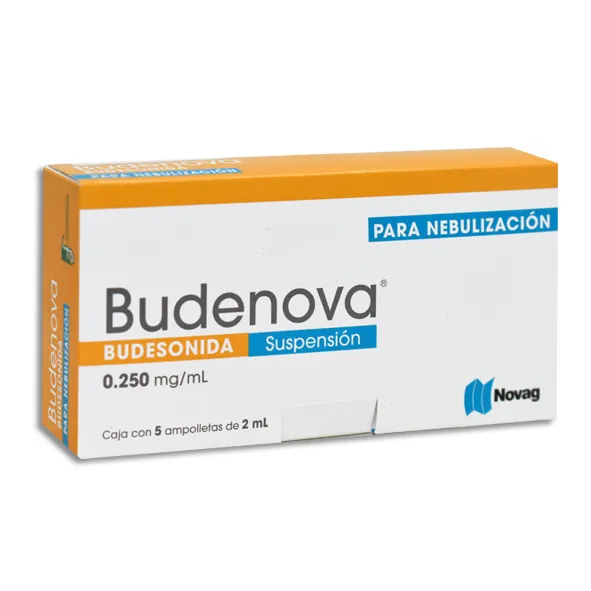 BUDENOVA 500MCG Suspension para nebulizar - c/5