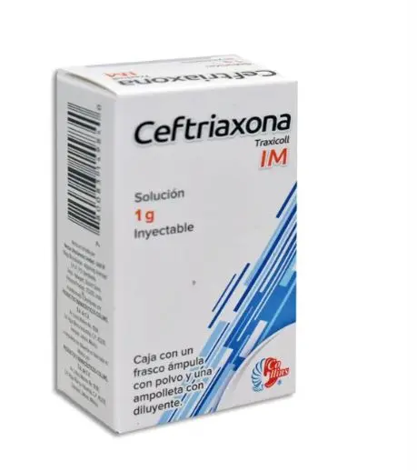 CEFTRIAXONA 1GR IM COLLINS Solucion Inyectable - c/1