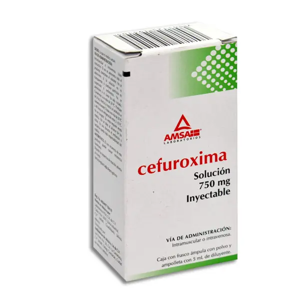 CEFUROXIMA 750MG AMSA Solucion Inyectable - c/1