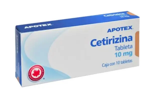 CETIRIZINA APOTEX Tabletas - c/10