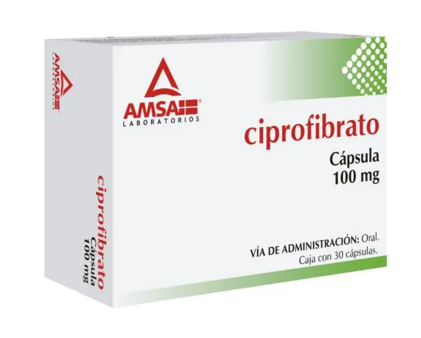 [7501349020931] CIPROFIBRATO AMSA Capsulas - c/30