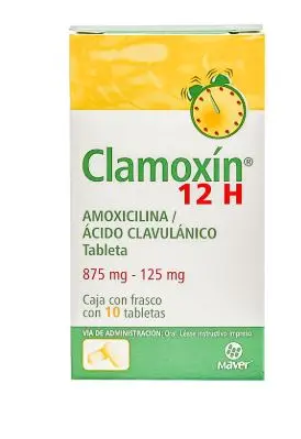 CLAMOXIN 12H 875/125MG Tabletas - c/10
