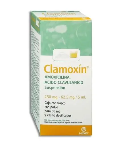 CLAMOXIN 250/62.5MG Suspension - 60 ml