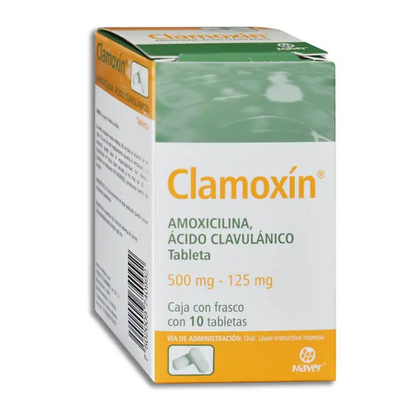 CLAMOXIN 500/125MG Tabletas - c/10