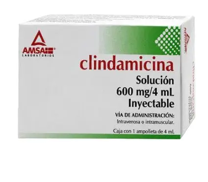 CLINDAMICINA 600MG AMSA Solucion Inyectable - c/1