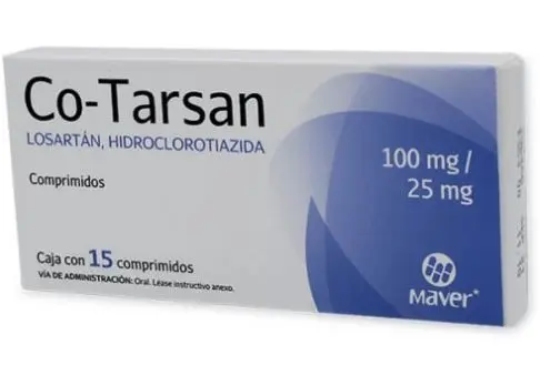CO-TARSAN 100/25MG Comprimidos - c/15