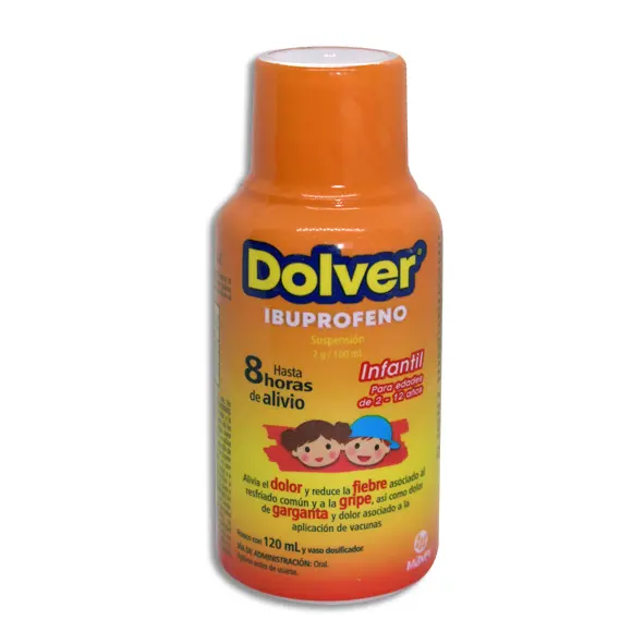 [7502009745430] DOLVER NARANJA Suspension - 120 ml