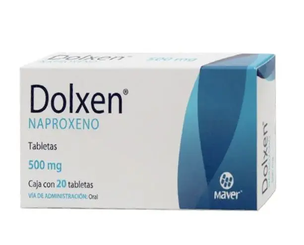 DOLXEN 500MG Tabletas - c/20