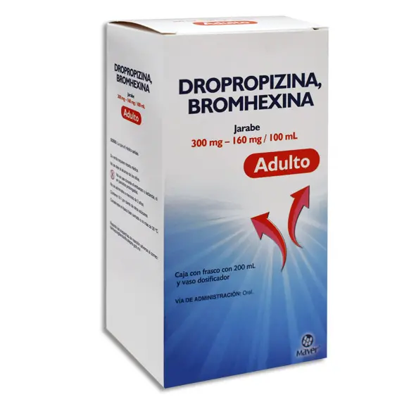 DROPROPIZINA , BROMHEXINA ADULTO Jarabe - 200 ml