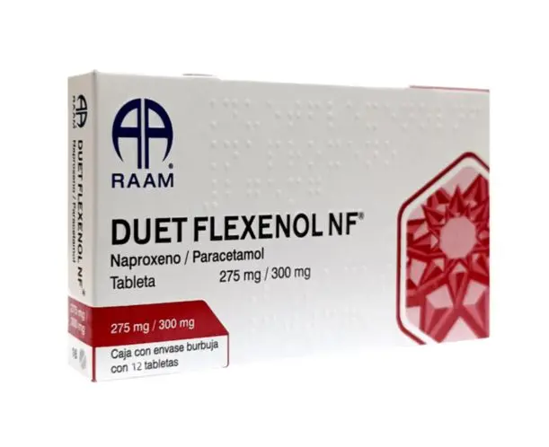 DUETFLEXENOLNF Tabletas - c/12