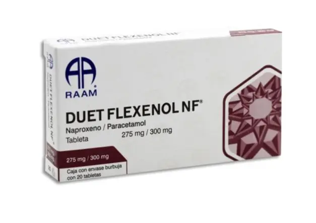 DUETFLEXENOLNF Tabletas - c/20