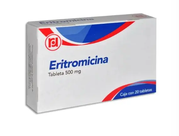 ERITROMICINA 500MG RANDALL Tabletas - c/20