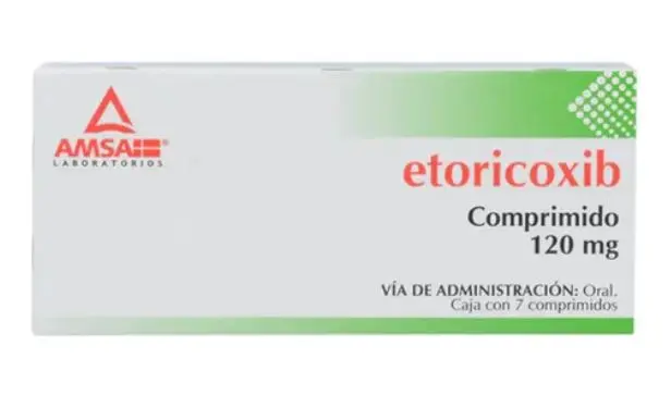 [7501349027930] ETORICOXIB 120 MG AMSA Comprimidos - c/7