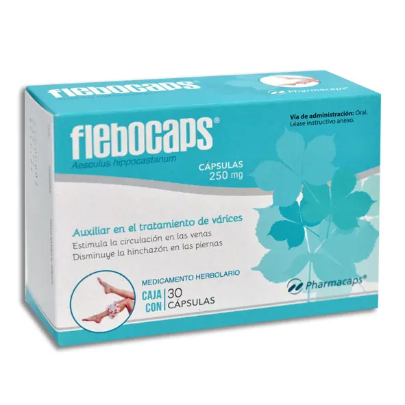 FLEBOCAPS Capsulas - c/30