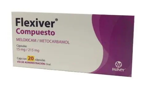 [7502009746208] FLEXIVER COMPUESTO 15/215MG Capsulas - c/20