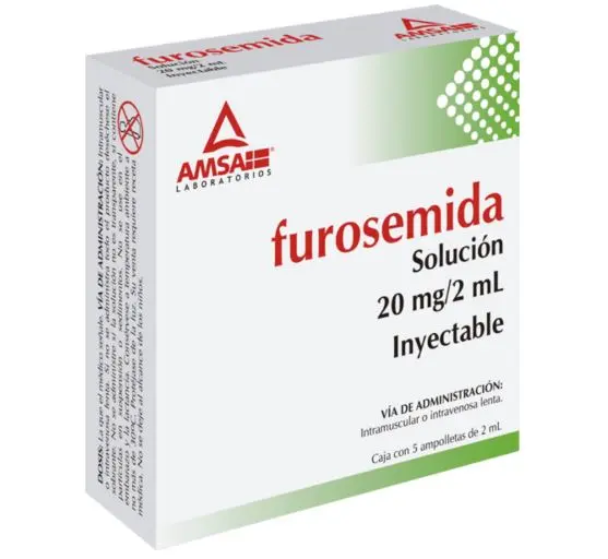 [7501349024571] FUROSEMIDA AMSA Solucion Inyectable - c/5