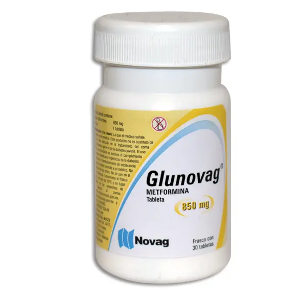 GLUNOVAG 850MG Tabletas - c/30
