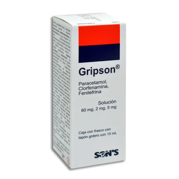 [7502001163058] GRIPSON Solucion Gotas - 15 ml