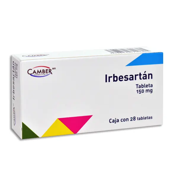 IRBESARTAN 150MG CAMBER Tabletas - c/28