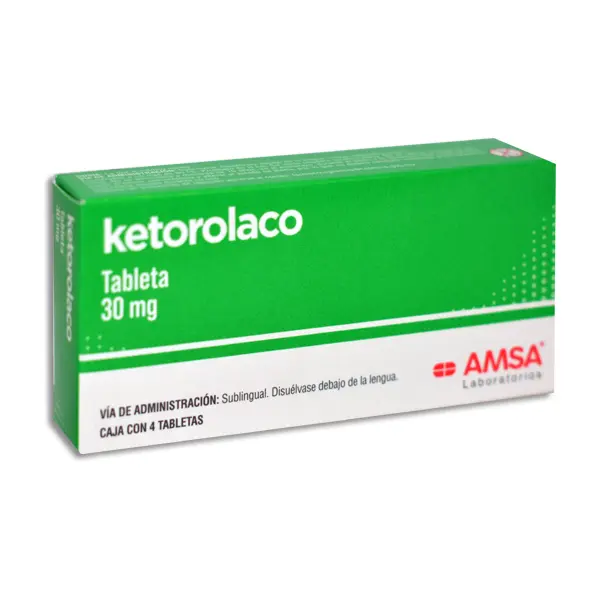 KETOROLACO SUBLINGUAL AMSA Tabletas - c/4