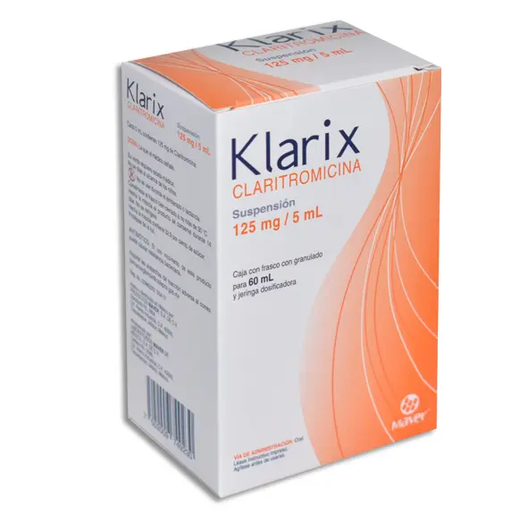 KLARIX 125MG Suspension - 60 ml