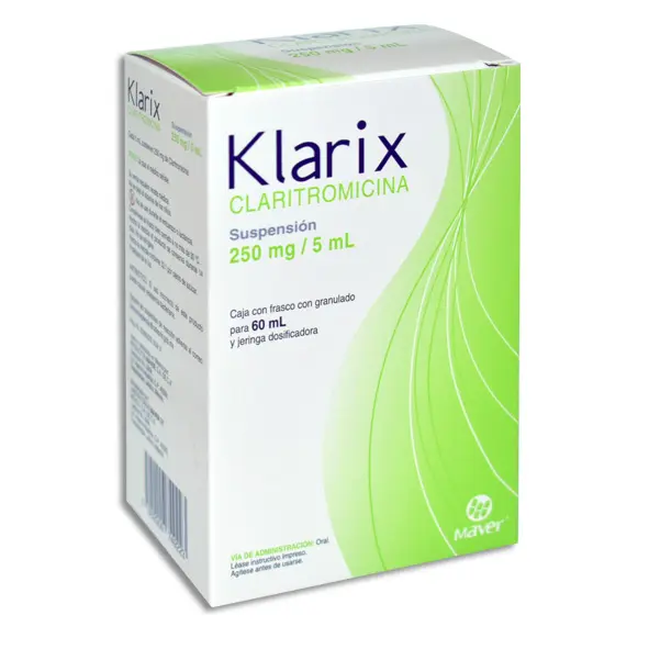 [7502009749223] KLARIX 250MG Suspension - 60 ml