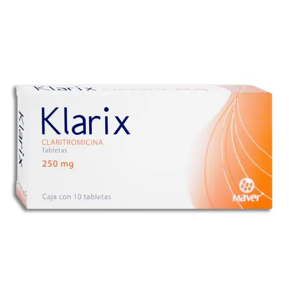 KLARIX 250MG Tabletas - c/10