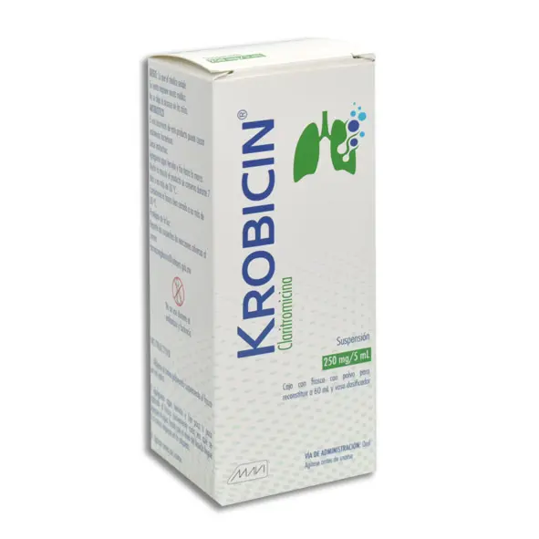KROBICIN 250MG Suspension - 60 ml