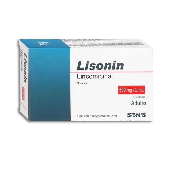 LISONIN 600MG Solucion Inyectable - c/6