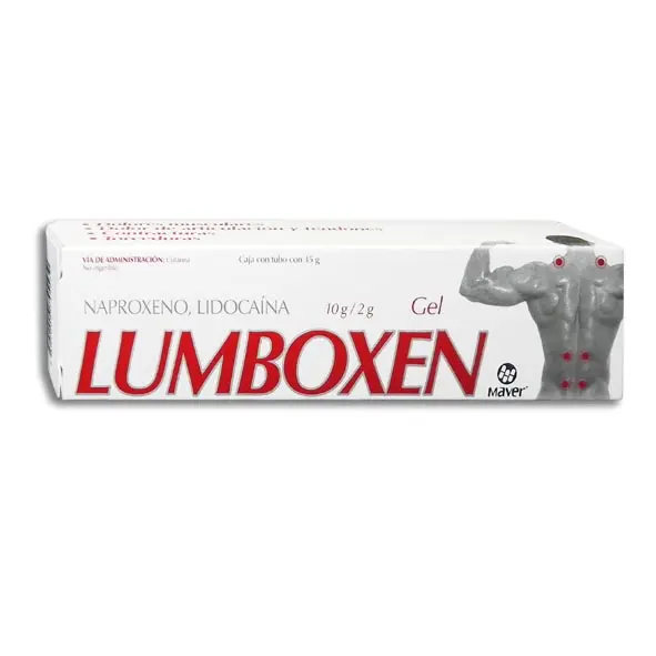 [7502009745539] LUMBOXEN ROJO Gel - 35 g