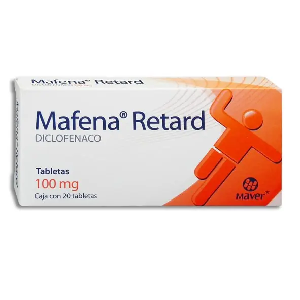 MAFENA RETARD 100MG Tabletas - c/20