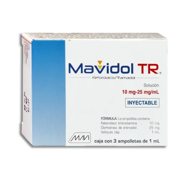 MAVIDOL TR  Solucion Inyectable - c/3