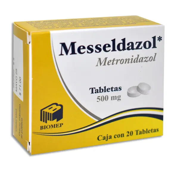 MESSELDAZOL 500MG Tabletas - c/20