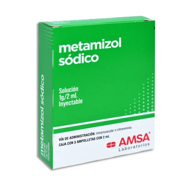 [7501349022126] METAMIZOL AMSA Solucion Inyectable - c/3