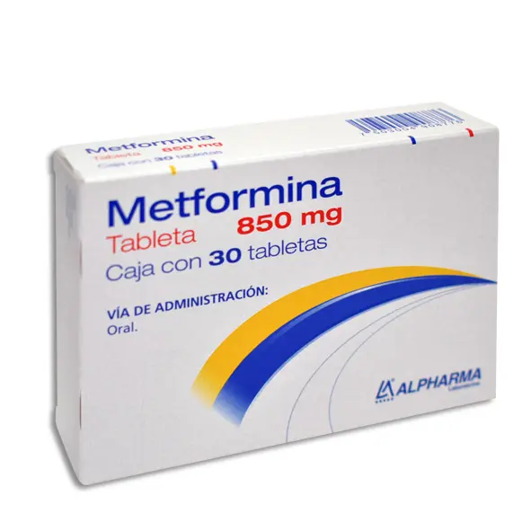 METFORMINA 850MG ALPHARMA Tabletas - c/30