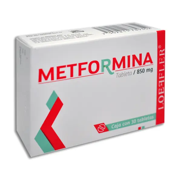 METFORMINA 850 MG LOEFFLER Tabletas - c/30