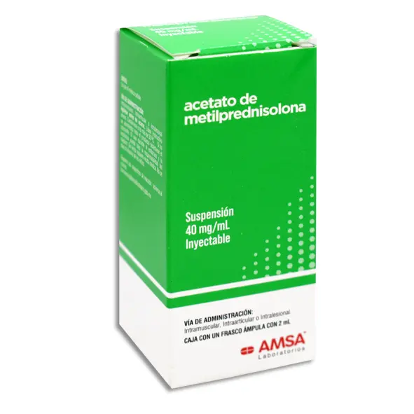 METILPREDNISOLONA  AMSA Suspension Inyectable - c/1