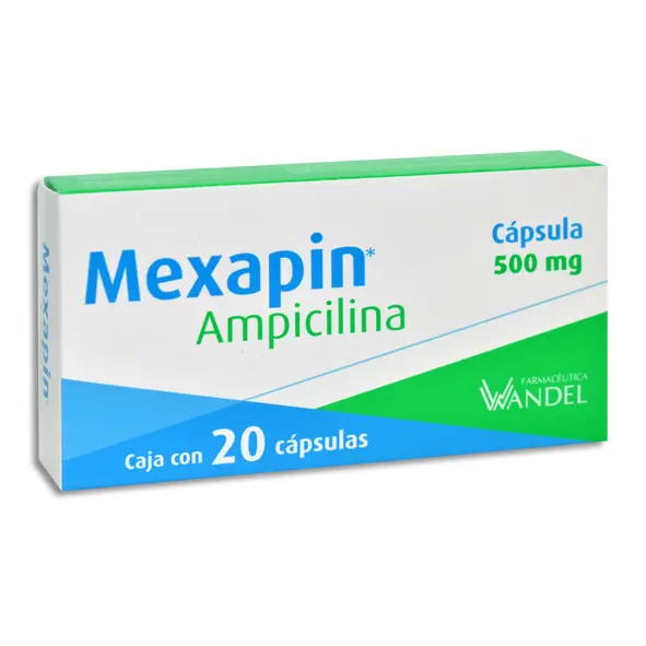 [7503001007168] MEXAPIN 500MG Capsulas - c/20