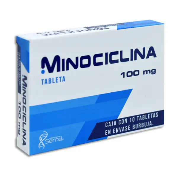 MINOCICLINA SERRAL  Tabletas - c/10