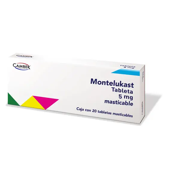 MONTELUKAST 5MG CAMBER Tabletas - c/20