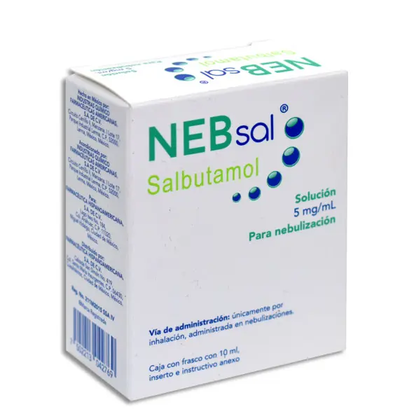 NEBSAL Solucion para nebulizar - 10 ml