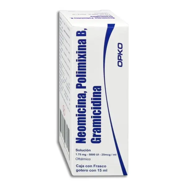 NEOMICINA-POLIMIXINA B-GRAMICIDINA EXAKTA Solucion Oftalmica - 15 ml