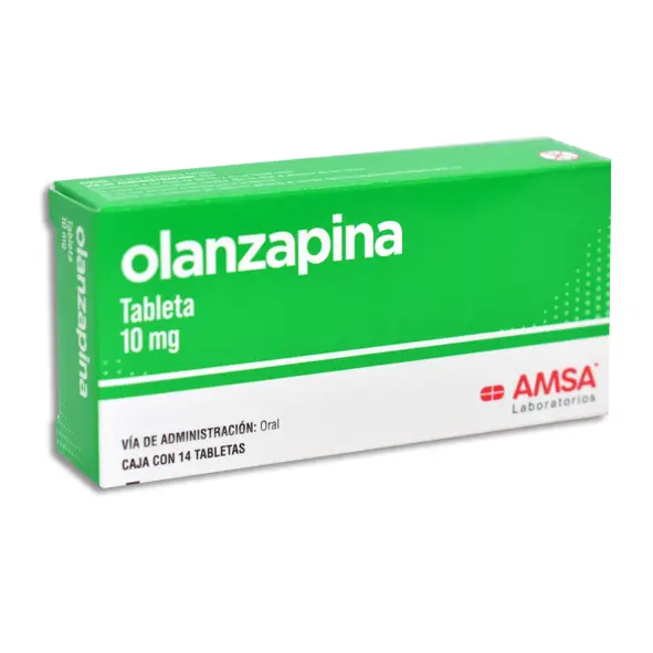 [7501349024243] OLANZAPINA 10MG AMSA Tabletas - c/14