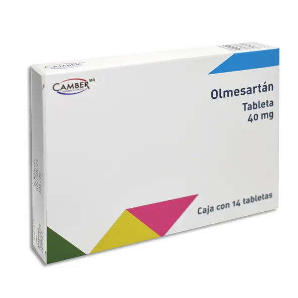 [7506442700773] OLMESARTAN 40MG CAMBER Tabletas - c/14